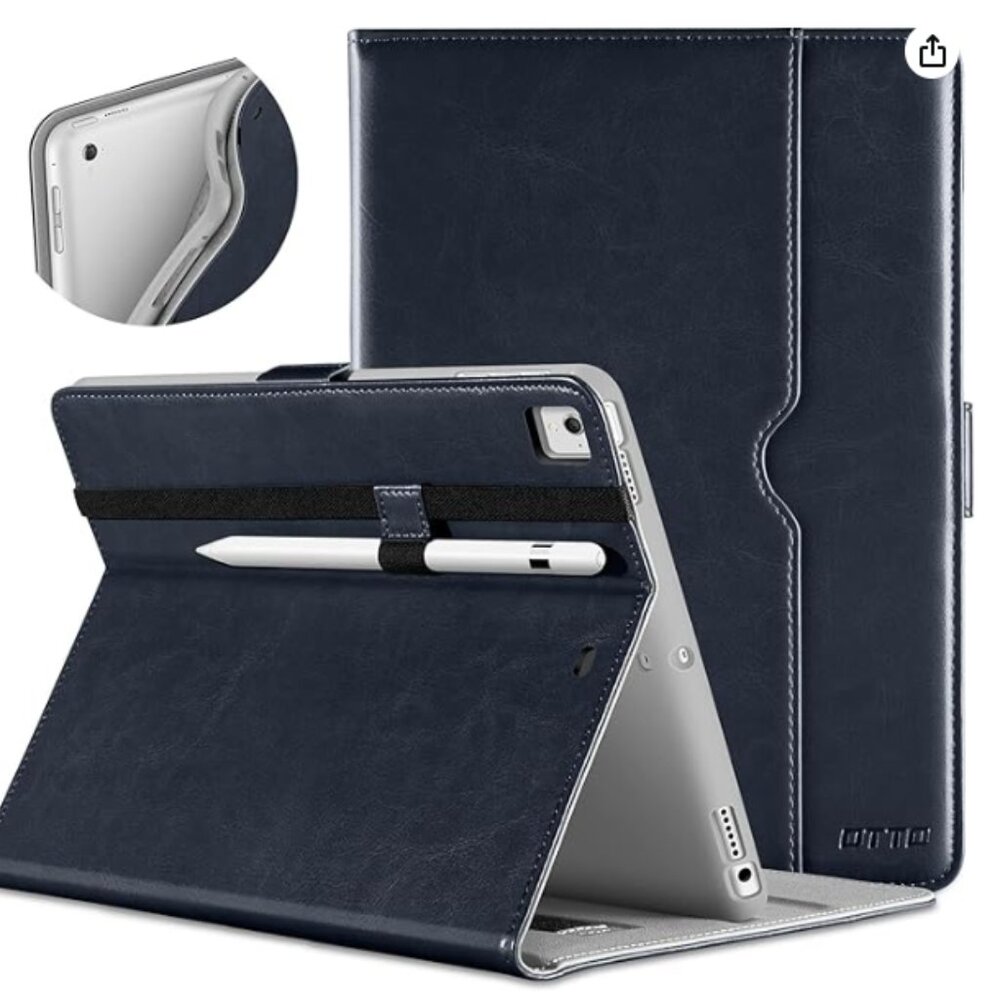 DTTO iPad 9.7 Inch 5th/6th Generation 2018/2017 Case with Apple Pencil Holder